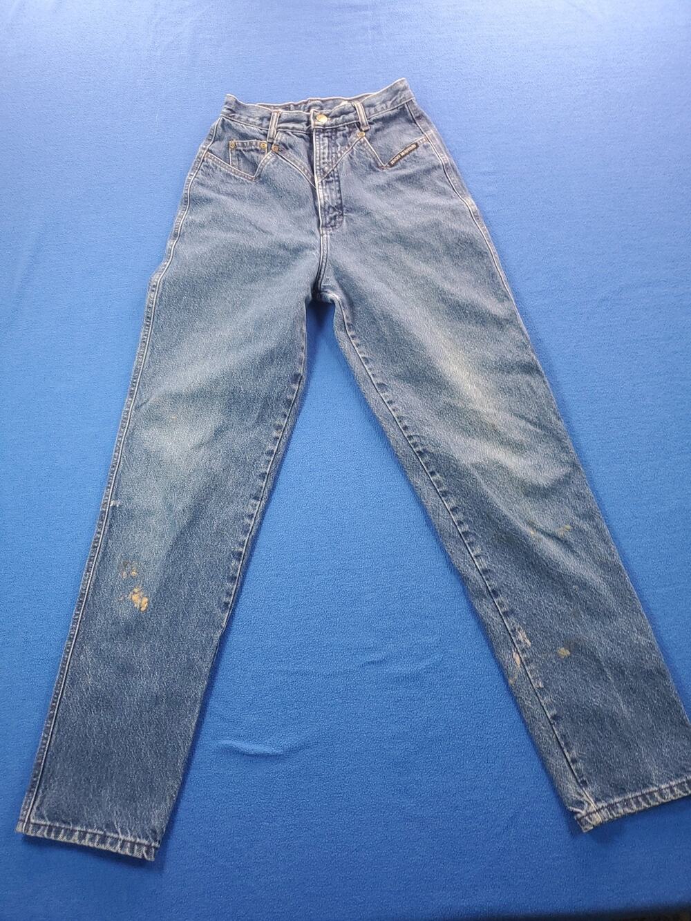 Rocky Mountain Jeans Hi-Rise Women's W27 L31 Blue Made in USA